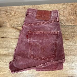 Vintage washed Levi’s cut offs SZ 26